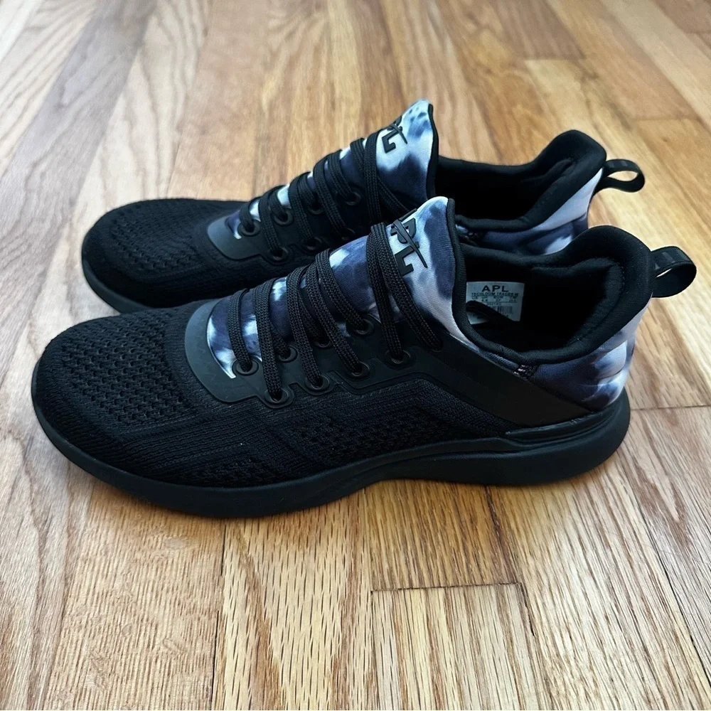 APL TechLoom Tracer Black/White/Tie Dye Sneakers Women’s Size 7